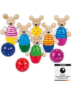 JUEGO DE BOLOS DE RATONCITOS