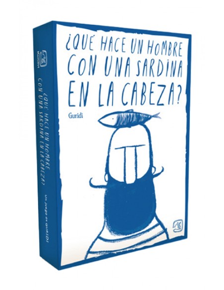 QUE HACE UN HOMBRE CON UNA SARDINA EN LA CABEZA