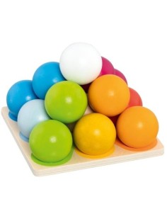 JUEGO DE CLASIFICACION PIRAMIDE DE BOLAS 15 PZS