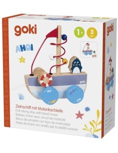 BARCO DE ARRASTRE AHOY CON LAZO DE MOTRICIDAD