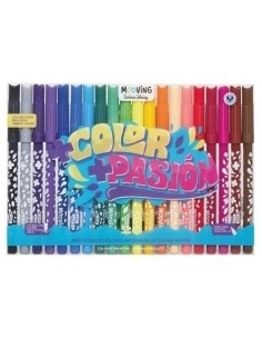 C 20 MARCADORES DE COLORES COLORING