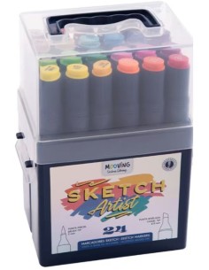 C 24 MARCADORES SKETCH COLORING