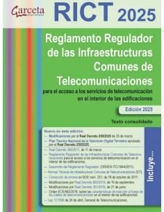 RICT 2025 REGLAMENTO REGULADOR DE LAS INFRAESTRUCTURAS COMUNES DE TELECOMUNICAC