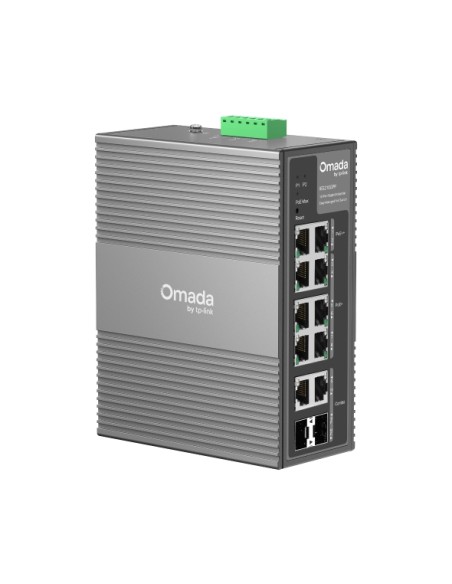 Omada IES210GPP switch Gestionado Gigabit Ethernet (10/100/1000) Energía sobre Ethernet (PoE) DIN rail Gris