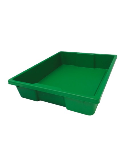 CAJON BAJO S/TAPA 37X31X7.3CM VERDE FAIBO 887-04