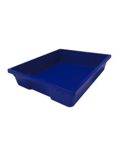 CAJON BAJO S/TAPA 37X31X7.3CM AZUL FAIBO 887-07