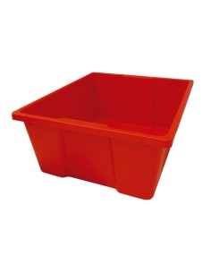 CAJON ALTO S/TAPA 37X31X14.8CM ROJO FAIBO 888-03
