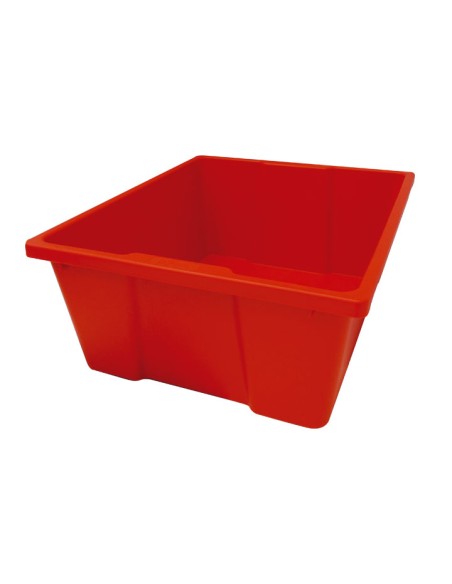 CAJON ALTO S/TAPA 37X31X14.8CM ROJO FAIBO 888-03