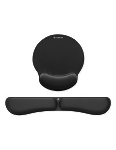 SUBMP-04E020 descansa muñecas Algodón, Licra, Espuma de memoria, Poliuretano (PU) Negro