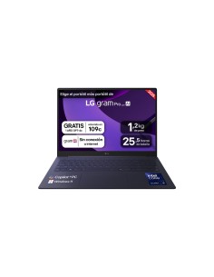 Gram Pro 16Z90TS-G.AU99B ordenador portatil Copilot+ PC Intel Core Ultra 9 288V Portátil 40,6 cm (16") 2.5K 32 GB LPDDR5x-SDRAM 