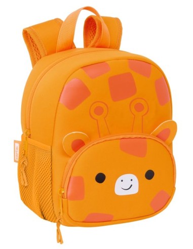 MOCHILA NEOPRENO SAFTA JIRAFA 20x25x9cm