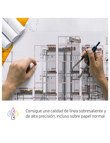 Paquete de 3 cartuchos de Tinta DesignJet 712 cian de 29 ml