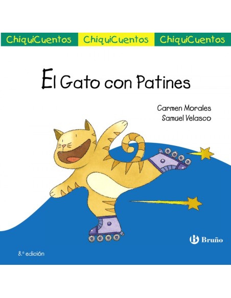 El gato con patines