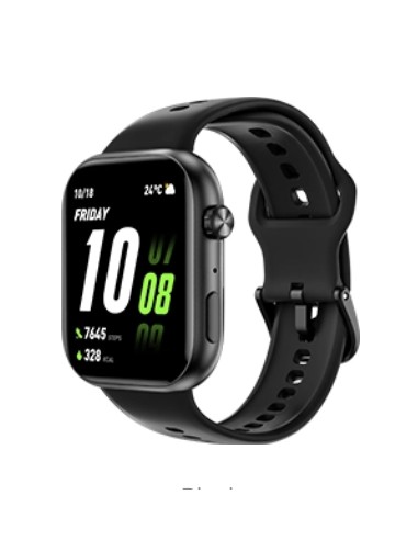 InfoWear Watch 2i 4,7 cm (1.85") AMOLED 49.7 mm Digital 390 x 450 Pixeles Pantalla táctil Negro