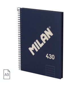 57152E80SNCB cuaderno y block A5 80 hojas Azul