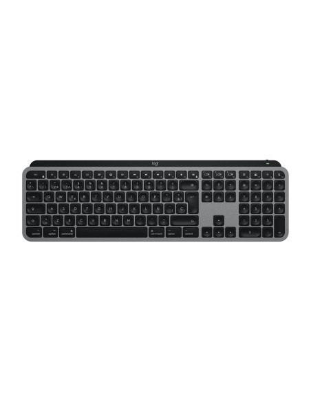 MX Keys S for Mac teclado Hogar Bluetooth QWERTY Español Gris