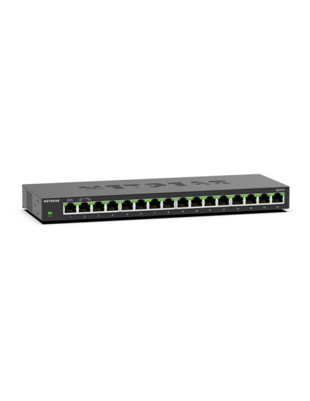 GS316 No administrado L2 Gigabit Ethernet (10/100/1000) Negro