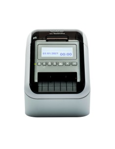 QL-820NWBVMXX1 impresora de etiquetas Térmica directa Color 300 x 600 DPI 176 mm/s Inalámbrico y alámbrico Ethernet DK Wifi Blue