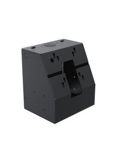 SpacePole Kiosk SPK110-02 accesorio para terminal de punto de venta Modulo central Negro Metal 75 x 75 mm 100 x 100 mm
