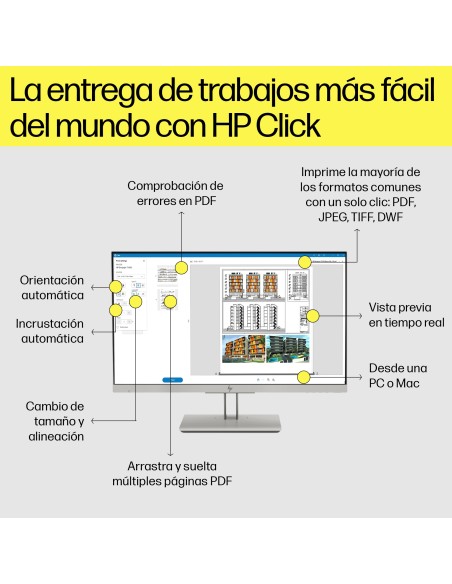Designjet Impresora T1600 de 36 pulgadas