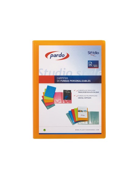 CARP. 50F PARDO STUDIO STYLE PERSON. A4 NARANJA