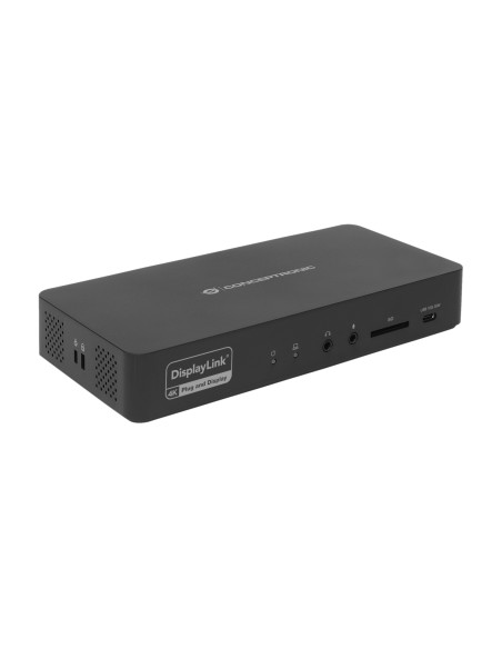 DONN31B base para portátil y replicador de puertos Alámbrico USB 3.2 Gen 2 (3.1 Gen 2) Type-C Negro