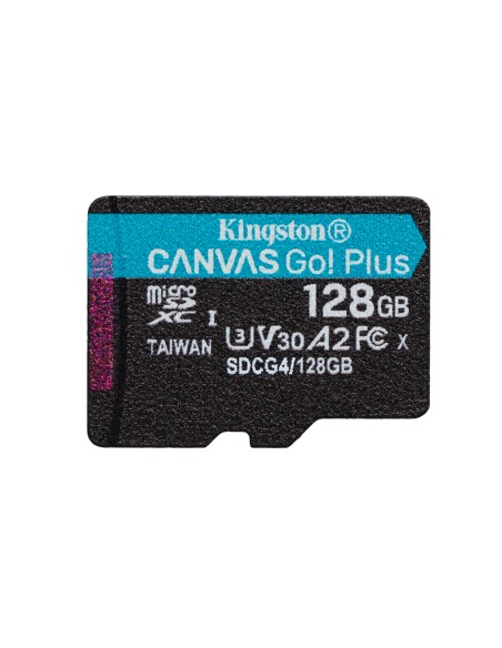 128GB microSDXC Canvas Go Plus Gen4 200R A2 U3 Paquete individual sin ADP