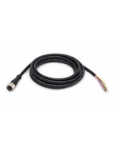 CBL-PWR00500-M1200 cable de transmisión Negro 5 m M12