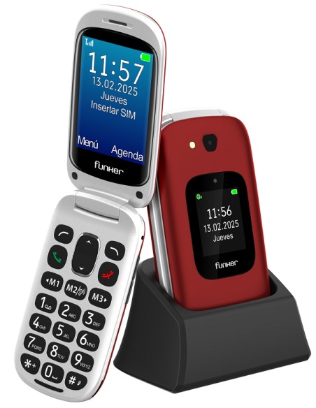 E350 Max Audio 3 Plus 4G  Teléfono con tapa  Rojo