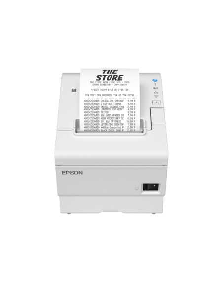 TM-T88VII (111): USB, Ethernet, Serial, PS, White