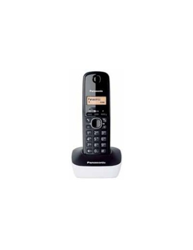 KX-TG1611 Teléfono DECT Identificador de llamadas Negro, Blanco