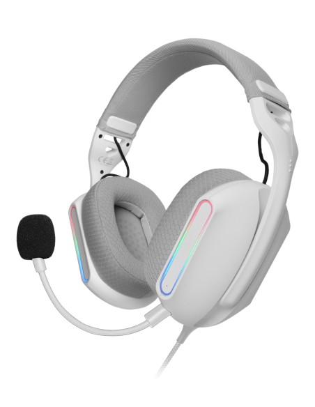 MH-PROW Auriculares Alámbrico Diadema Juego USB tipo A Blanco