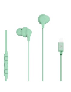 UP1600TYPECGN auricular y casco Auriculares Alámbrico Dentro de oído Llamadas/Música USB Tipo C Verde