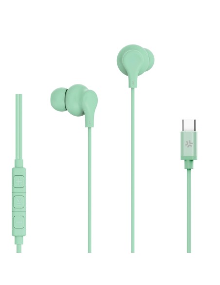 UP1600TYPECGN auricular y casco Auriculares Alámbrico Dentro de oído Llamadas/Música USB Tipo C Verde