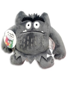 Pequeno peluche monstruo de colores Gris 15cm