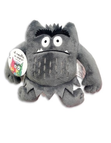 Pequeno peluche monstruo de colores Gris 15cm