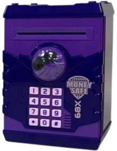 CAJA FUERTE ELECTRONICA CON ASA ROBOT PURPLE