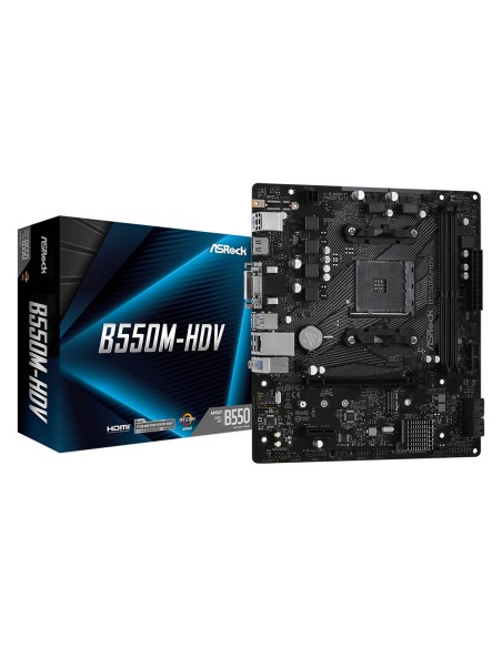B550M-HDV AMD B550 Zócalo AM4 micro ATX