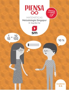 Piensa infinito Practica y trabaja Metodologia Singapur 6 PrimariaCuaderno