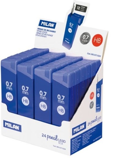 Exp 24 cajas con 12 minas grafito 0,7 hb