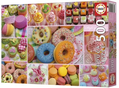 PUZZLE 500 PIEZAS COLLAGE DE DULCES