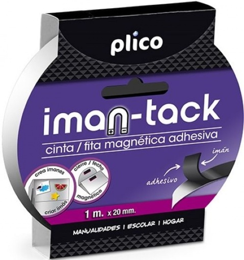 [13314] CINTA MAGNETICA ADHESIVA IMAN 20MMX1M