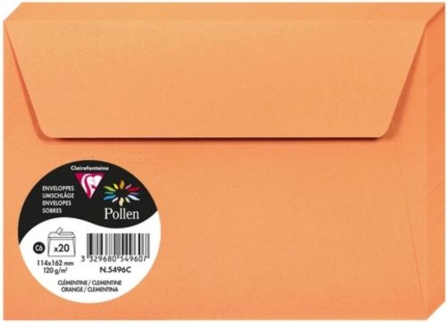 [5496C] PAQ/20 SOBRE POLLEN 114X162 CLEMENTINA