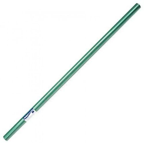 ROLLO CONTINUO PAPEL METALIZADO VERDE 0,5X10M