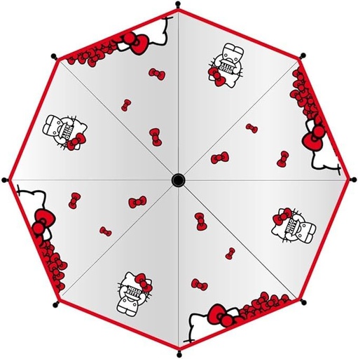 PARAGUAS MANUAL POE HELLO KITTY
