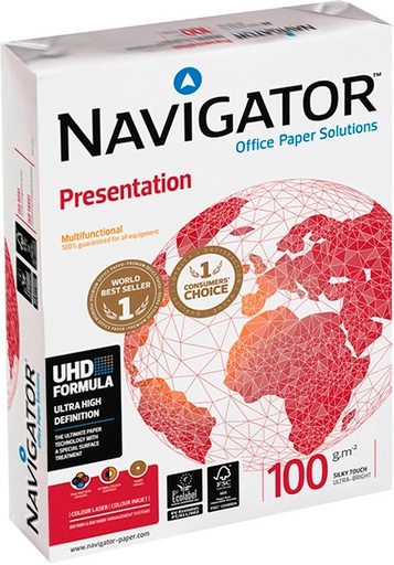 [NPR1000070] C/5 paquete 500h a4 100g navigator presentation