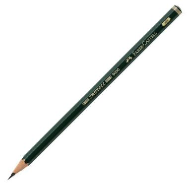 C/12 LAPIZ GRAFITO SERIE 9000 FABER-CASTELL 4B
