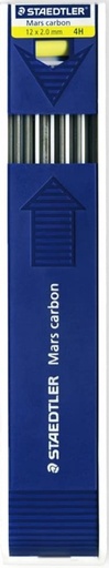 [200-4H] ESTUCHE 12 MINAS 2MM 4H MARS CARBON STAEDTLER