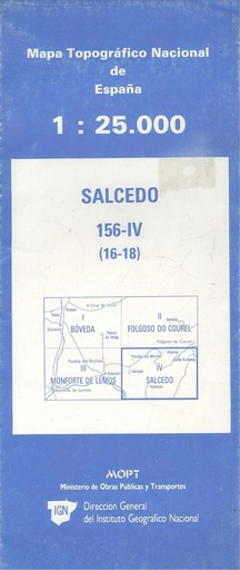 MTN 25. Hoja 156-IV, Salcedo