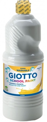 [F535301] Bote témpera escolar Giotto 500ml blanco